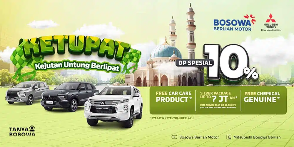 Promo Mitsubishi April 2024 PT Bosowa Berlian Motor
