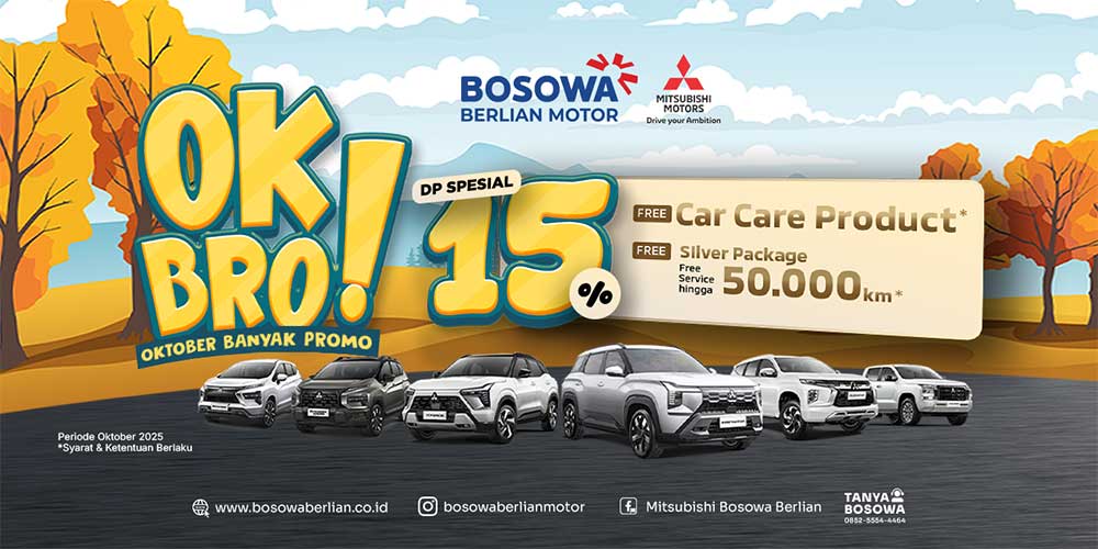 Promo Mitsubishi Oktober 2025 oleh PT Bosowa Berlian Motor