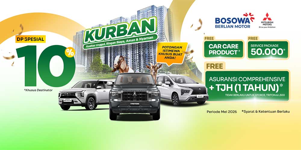Promo Mitsubishi Mei 2026 di Makassar, Mobil Mitsubishi Impian